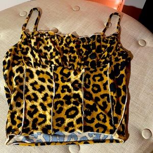 Cheeta print top
